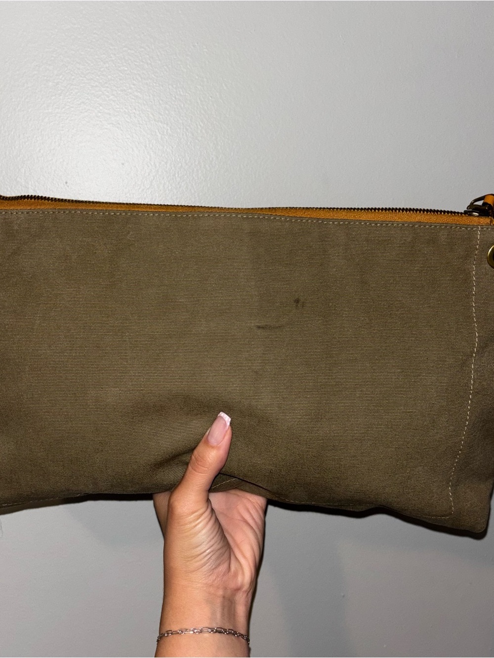 Gucci Khaki Canvas Utilitarian Shoulder Bag - Picture 4 of 12